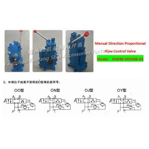 Manual reversing proportional speed regulating valve 35SFRE-MO40B