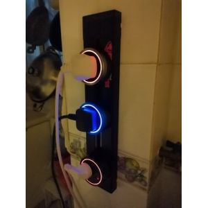 16A Self Grounding Power Track Socket Aluminum Alloy 250V