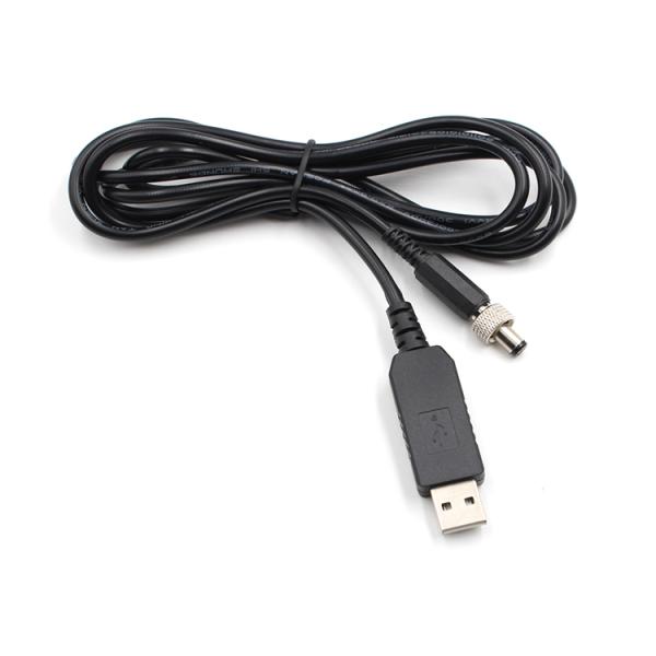 USB 5v to 12V DC screw mount connector cable
