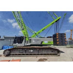 High Efficiency Green 200 Ton Crawler Crane Two Arm Jib With 15.1*3.99*4m Size