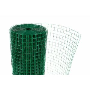 PVC Coated 1x1in Hole Chicken Mesh Fencing