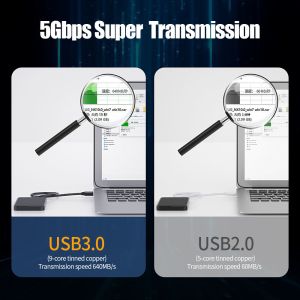 Essager 2021 USB Extension New Products Male to Male Data Cable USB3.0 for Data