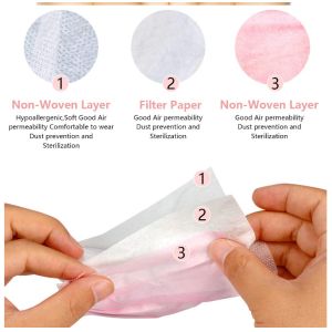 Wholesale Earloop Elastic Disposable 3 Ply Face Mask 25Gsm+ Skin Friendly from china suppliers