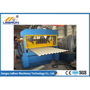 Main Power 5.5KW Corrugated Steel Panel Roll Forming Machine CR12 Mould Steel