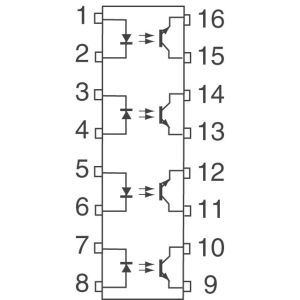 GaAs Ired & Photo - Transistor , Programmable Controller TLP504A-2