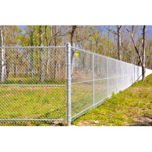 Height 1.5m 1.8m 2.0m 2.4m Chain Link Fence With Black And Green Colors