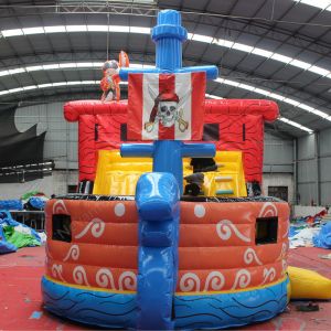 Wholesale Highly Durable Popular Inflatable Pirate Ship Water Slide Jumping Castles With Prices from china suppliers
