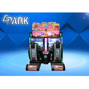 Double Seats 250W Racing Game Machine With 32 Inch Screen