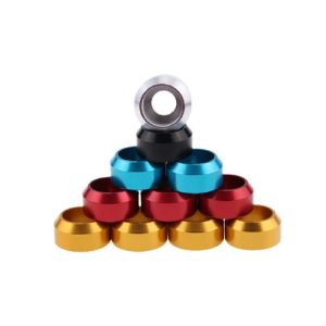 CNC 3mm Anodized Aluminum Countersunk Washer Colourful