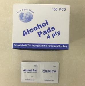 Wholesale Medical Consumables Alcohol Prep Pads Clean Disposable Supplies from china suppliers