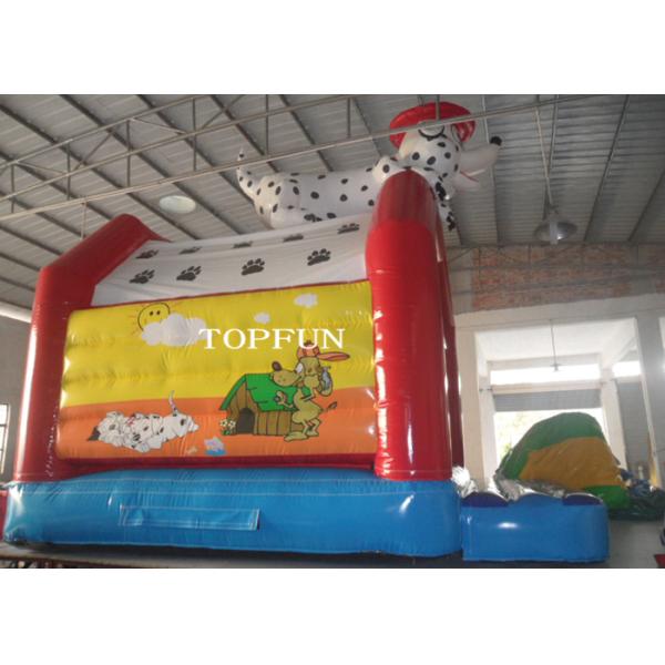 5 X 4 M Cute Funny Kids Bounce House Inflatables With Animal Cartoon