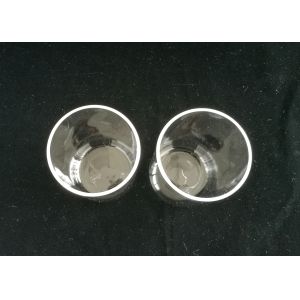 Customized Fused Quartz Test Tube Transparent / Clear With Round Bottom