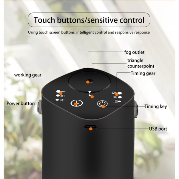 5W Office Aromatherapy Diffuser 2000mAh Battery For Pure Essential Oils