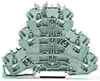 WAGO Din Rail Mounted Terminal Blocks For Multi Layer Electrical Installation