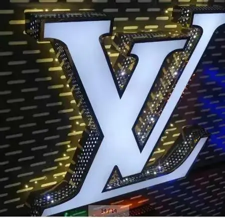 Side Light Channel Letter Trim Aluminum Trim Cap For Channel Letter