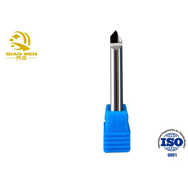 Aluminum Alloy High Gloss Pcd Milling Cutter 10mm Shank Diameter