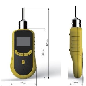 Yellow Ozone Single gas detector with 0.01 PPM O3 Gas Meter for Disinfecetion