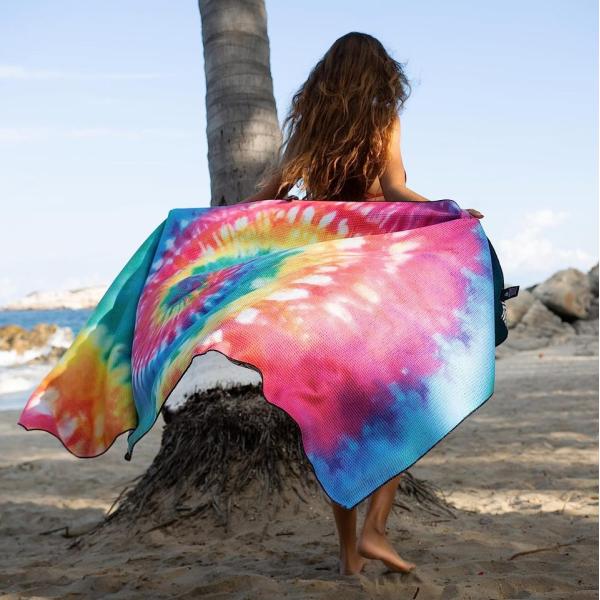 Quality Microfiber Rectangular Patterned Beach Towel With Large Size And Medium Thickness for sale