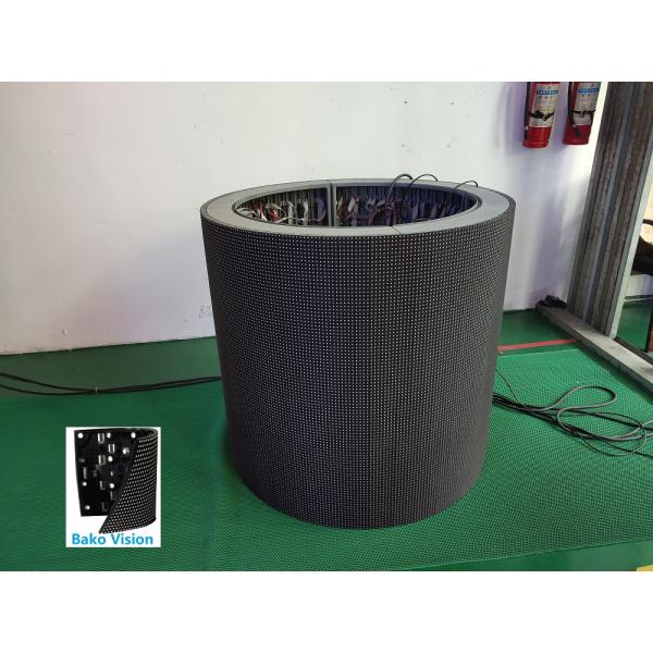 Rental / Fixed Flexible Led Curtain Display , Full Color Led Screen Display P3