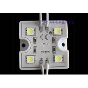 4pcs 0.3W / 12VDC / yellow / blue SMD LED Module with Plastic Case