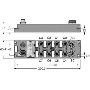 Wholesale FLDP-IM8-0001 - IP20 8-Channel Digital - Industrial Control Panel Stainless - IO Module from china suppliers
