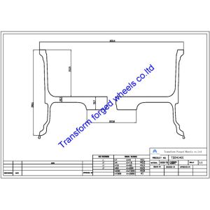 Wholesale TD241401 inch deep dish forged monoblock wheels blanks or forging off-road wheels raw blanks and H single style wheel from china suppliers