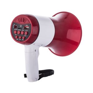 30W Handheld Megaphone with Built-in Microphone and Product Dimension of 153 x