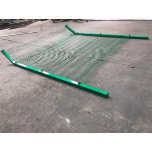 PVC coated welded 3d curved wire mesh fence / Welded Mesh Fence