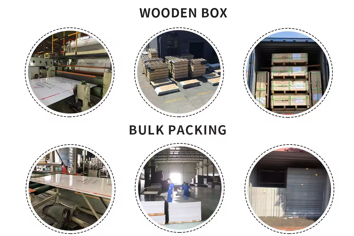 6mm Light Maple Waterproof Wooden Aluminum Composite Panel ACP Sheet 1220*2440