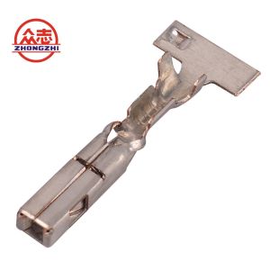 H65 Crimp Type Automotive Wire Terminal Tin Plating DJ627-1.5A