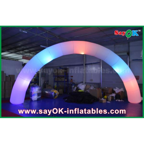 Inflatable Rainbow Arch 63cm DIA Nylon Cloth Inflatble Lighting Arch Way Gate