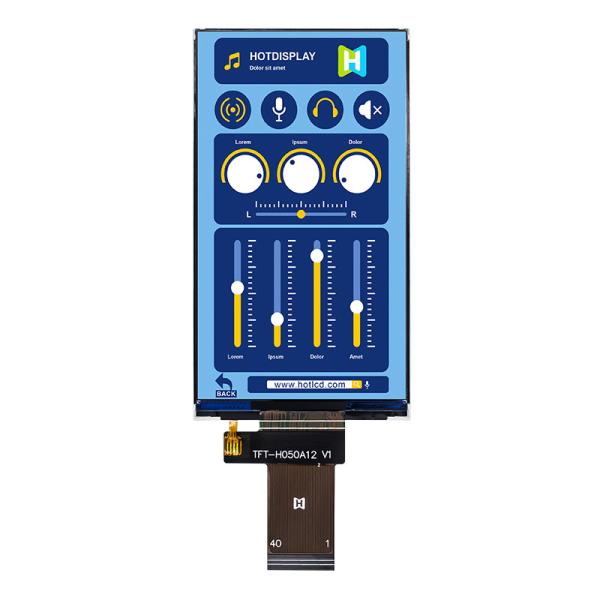 Quality 5.0" 480x854 TFT LCD Display Module With ST7701S Controller for sale