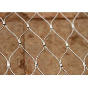 1.2mm Climbing Plant Support Mesh 200mm Stainless Steel Cable Wire Rope Netting