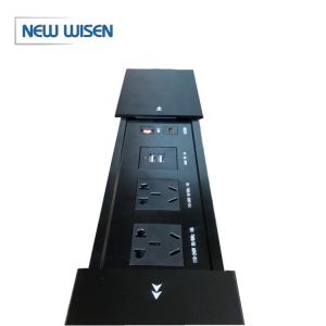 ODM Office Desk HDMI Sliding Socket Standard Grounding 230V