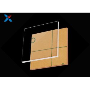 Transparent Scratch Resistant Acrylic Sheet UV Hard Coated Plexi Glass