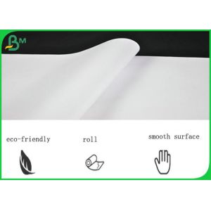 Smooth Surface CAD Plotter Paper / Tracing Paper 60GSM For Garment Industry