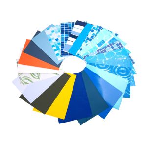 Wholesale 2000D 1.5mm Thick PVC Swimming Pool Liner Ocean Blue Mosaic Reinforced PVC Liner Fabric from china suppliers