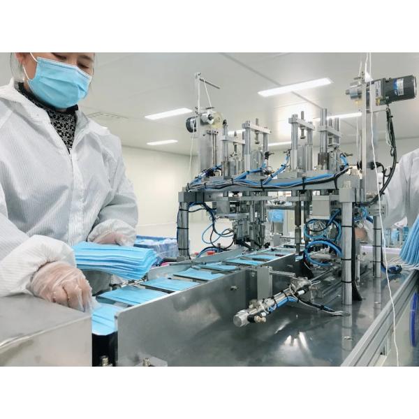 Non Irritating Farmer Disposable Blue Earloop Face Mask