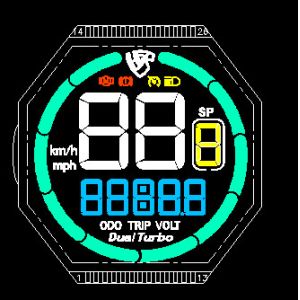 Wholesale Customized PIN Connector Vehicle HTN Segment LCD Module LCD Screen 7 Segment LCD Display from china suppliers