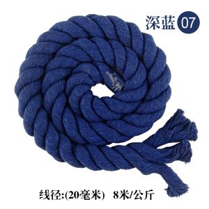DIY Colored Cotton Macrame Cord 20mm Colored Cotton Rope For Crafts