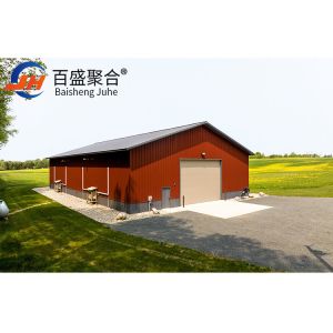 Galvanized Prefabricated Steel Structure Metal Storage Shed Design for Warehouse