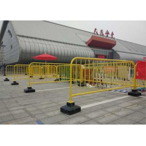 OHSAS 1500mm Portable Crowd Control Barriers Galvanised Pedestrian Barriers