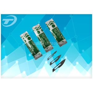 Stainless Steel Safety Surgical Scalpel Blades With Plastic Handle