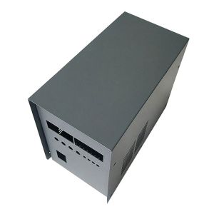 Customized Electronic Enclosure SGCC Sheet Metal Chassis Shell with Silk-Printed
