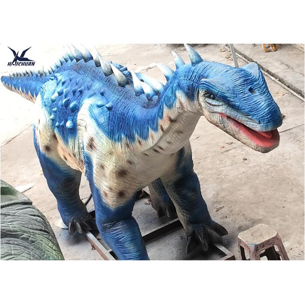 Handmade Dinosaur Statues In Dinosaur Theme Park And Musuem Laying Eggs