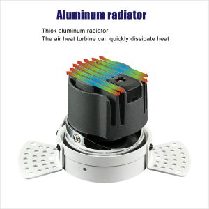 3000k Low Glare Led Downlight , IP44 Adjustable Surface Mounted Downlight