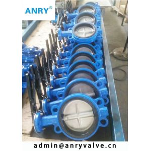 Flanged Wafer Lug Style Butterfly Valve CI GGG40 Body PN16 Disc Butterfly Valve