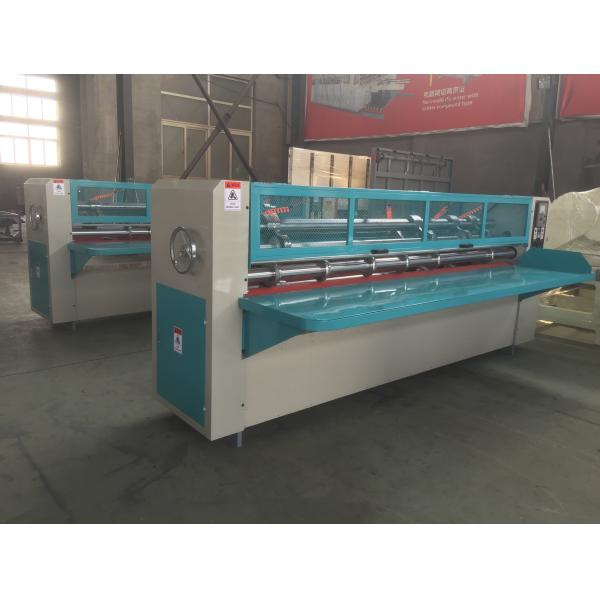 Semi Automatic Plc Thin Blade Slitter Machine Corrugated Cardboard Man Machine