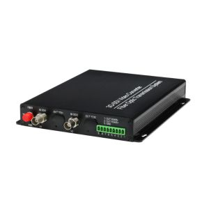 2 Channels HD SDI to Fiber Optic Converter with Embedded with audio + 1 Ch