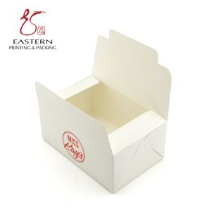 Handled 250mm Width Cardboard Packaging Boxes For Fast Food